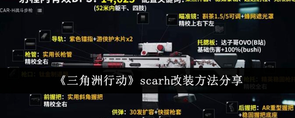 三角洲行动scarh改装方案   scarh战斗步枪改装码[多图]图片1