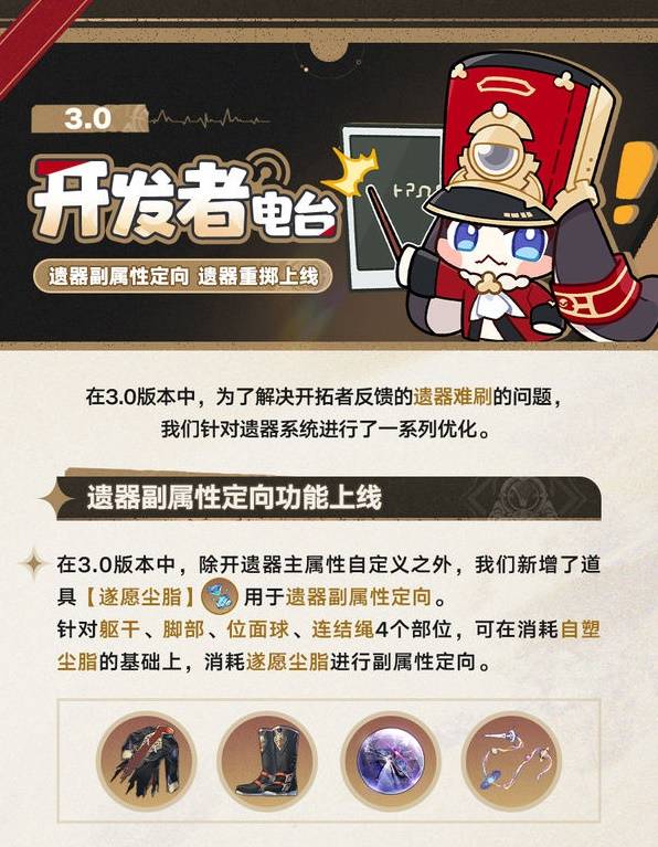 崩坏星穹铁道3.0遗器定向攻略  3.0遗器副属性定向说明[多图]图片2