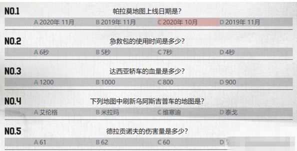 pubg重返故地答案攻略 重返故地答题答案汇总[多图]图片2