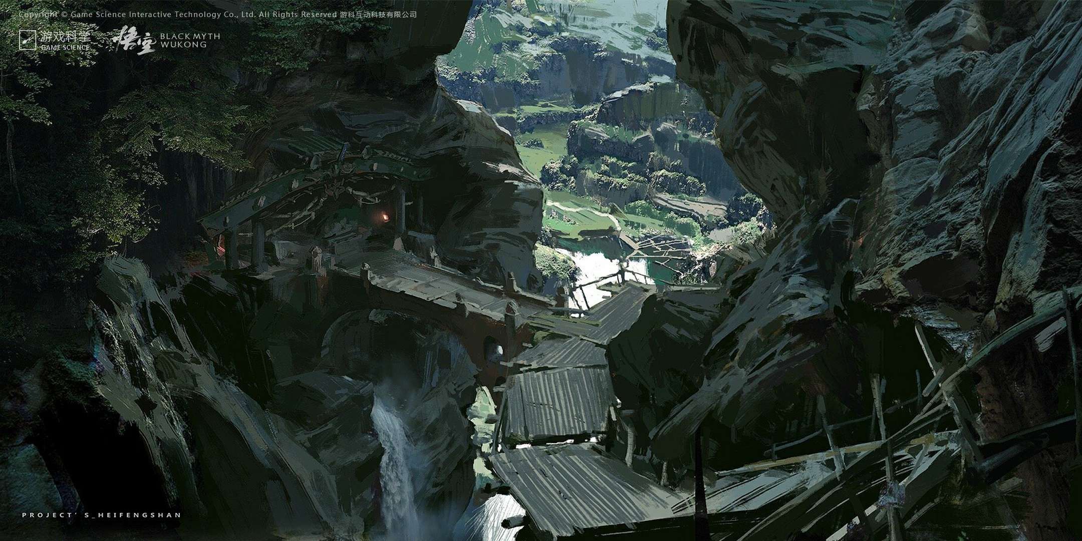黑神话悟空原画图片大全 2024黑悟空高清壁纸1080p[多图]图片13