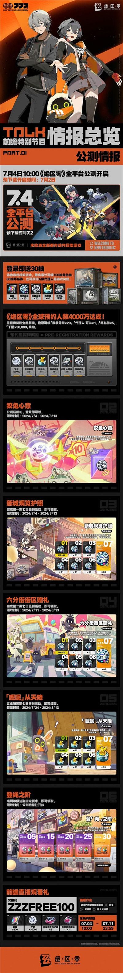 绝区零公测兑换码大全  绝区零兑换邀请码一览图片5