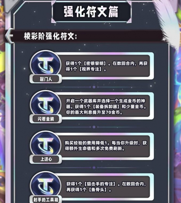 云顶之弈s12彩色海克斯图鉴大全 s12银色/黄金/棱彩海克斯羁绊一览[多图]图片26