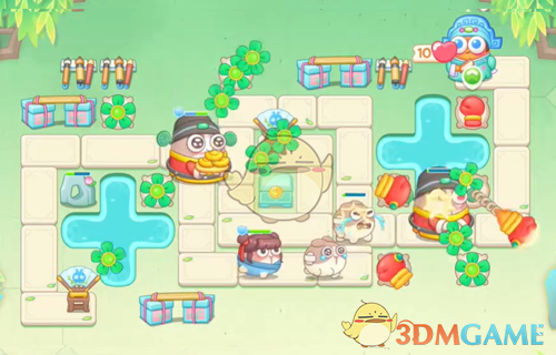 保卫萝卜4梁波波与祝秋秋第7关通关攻略[多图]图片4