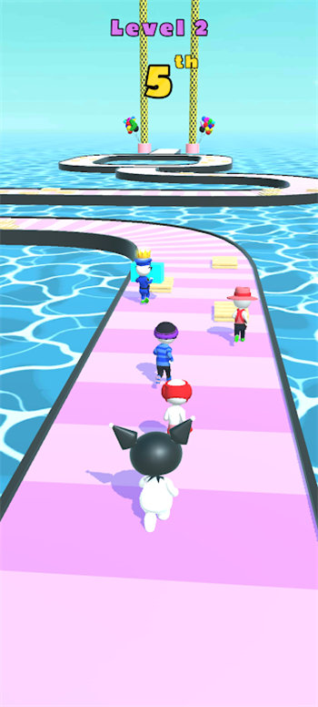 库洛米捷径赛游戏安卓中文版（Kuromi Shortcut Race）图2:dengj