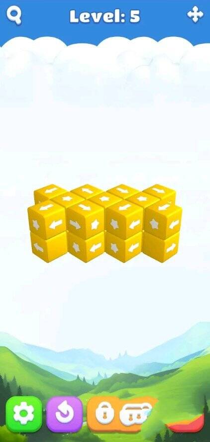 3D立方体点击方块游戏中文版（Cube Away 3D）图1:dengj