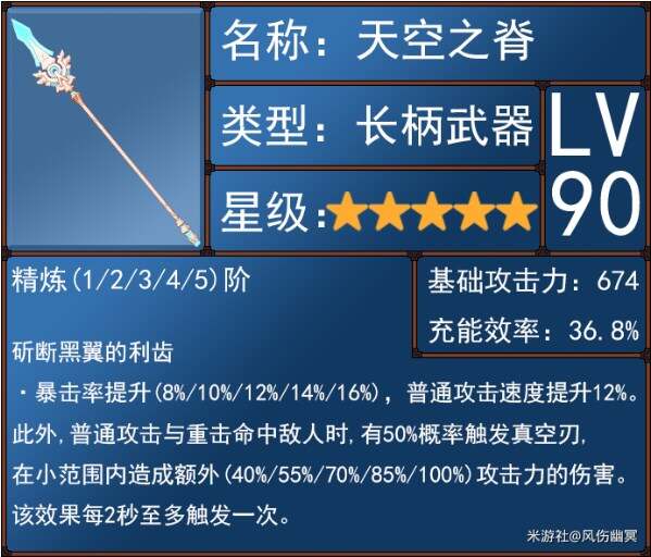 原神5.1胡桃武器推荐排行榜   胡桃武器对比评测[多图]图片6