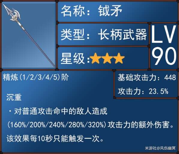 原神5.1胡桃武器推荐排行榜   胡桃武器对比评测[多图]图片1