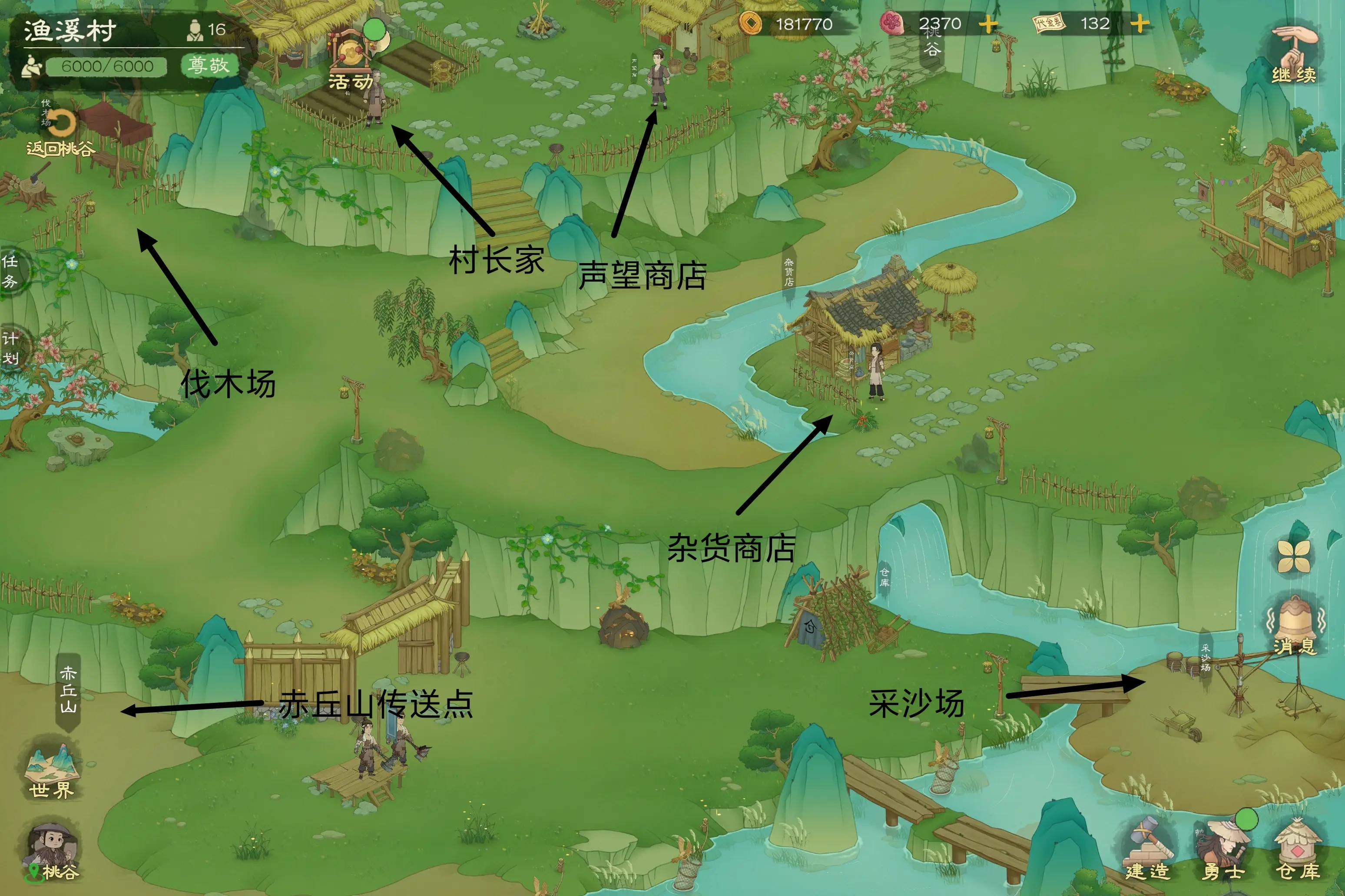 桃源记2全部村庄建设攻略大全图片1