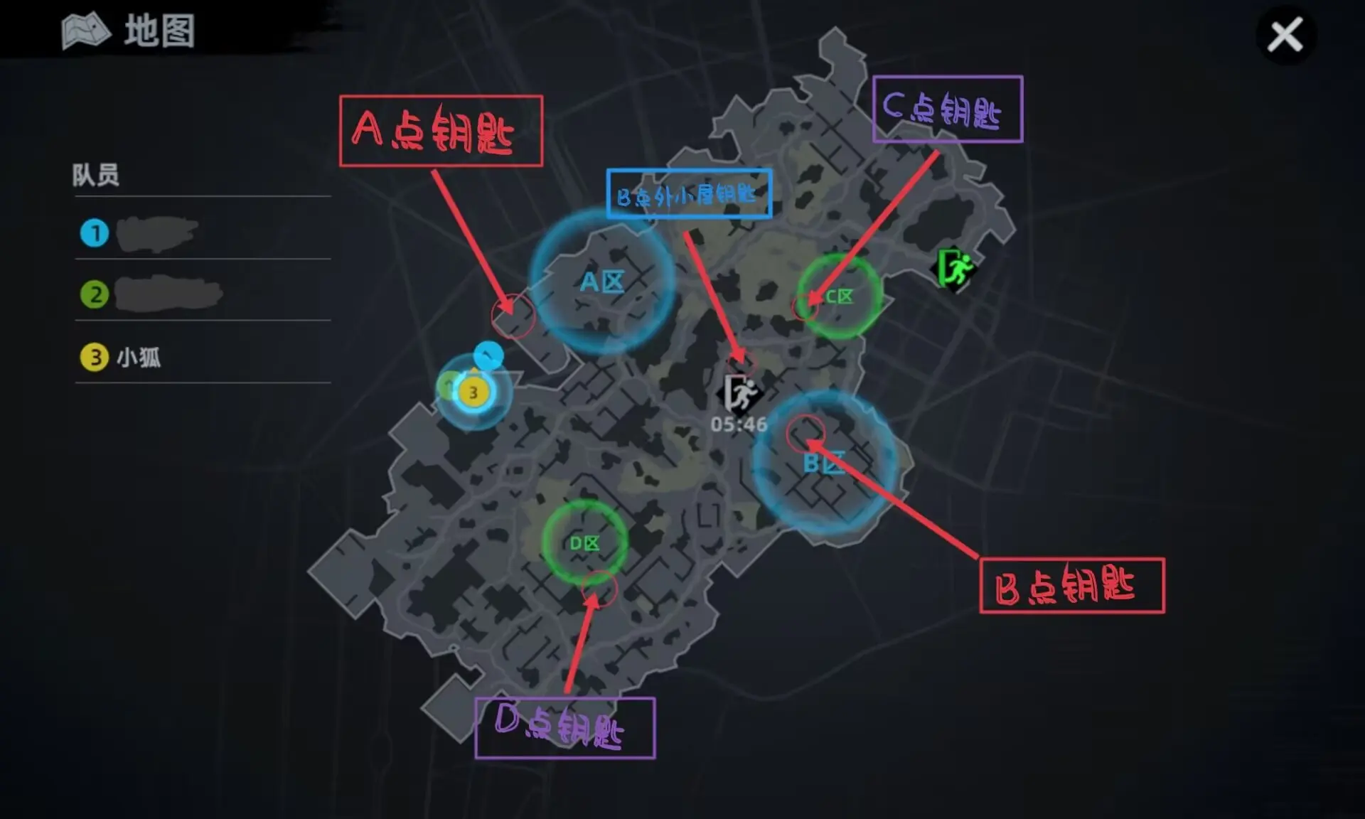 代号撤离钥匙房与免保位置汇总图片1