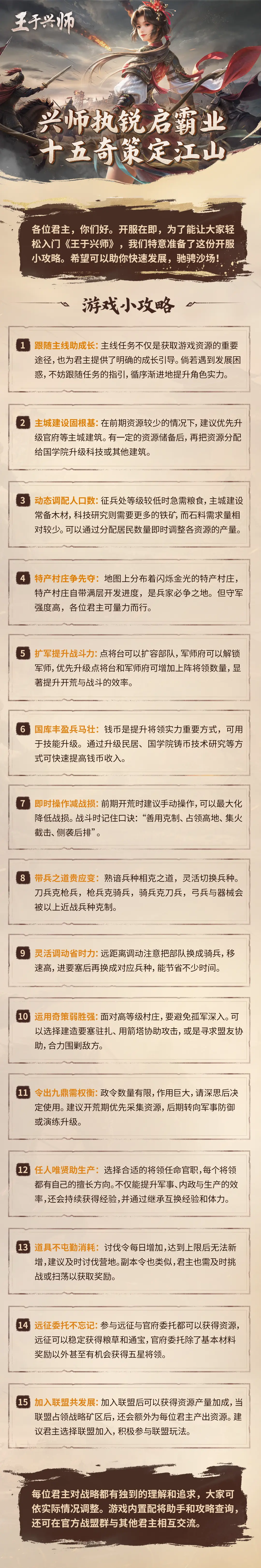 王于兴师开服一图流攻略图片1