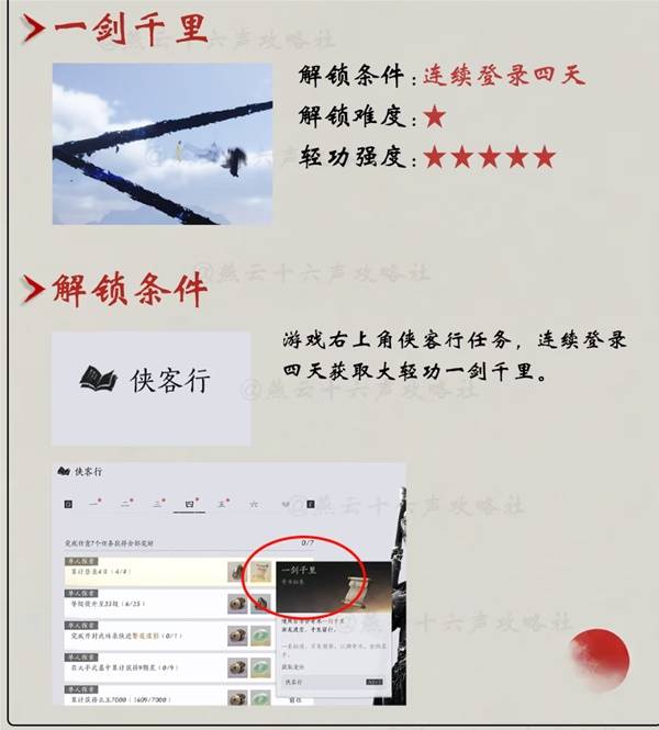 燕云十六声轻功大全   所有轻功获取途径总汇[多图]图片2