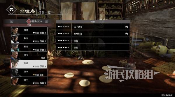 真三国无双起源武将情谊大全  所有武将情谊解锁及升级总汇图片1