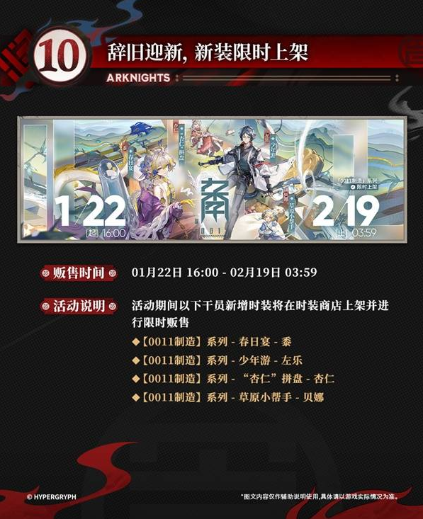 明日方舟2025新年活动总汇   新春版本更新内容全介绍图片14