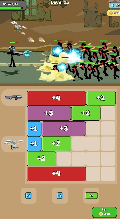 火柴人冲突组合大师安卓手机版（Combo Blast）图片1
