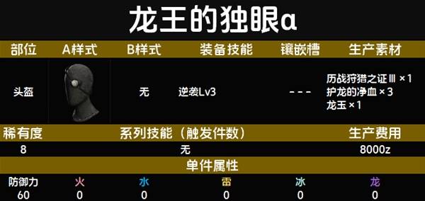 怪物猎人荒野套装效果一览表   全套装效果图鉴及获得方法总汇图片121