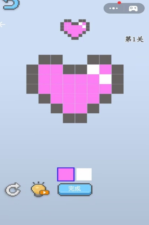 方块涂色画游戏图1
