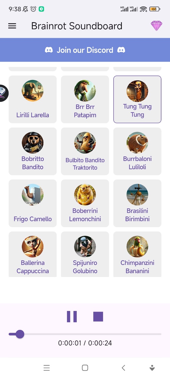 美国山海经角色大全游戏手机版（Brainrot Soundboard）图片1