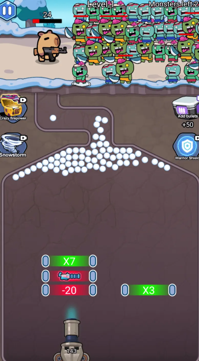 雪球子弹倍增器游戏最新版图2:zcc