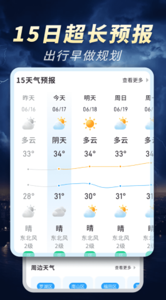 5G分秒报天气app图1